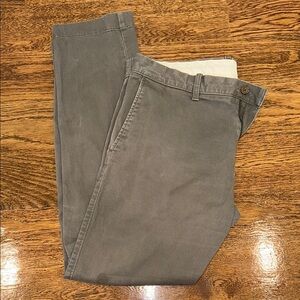 J. Crew Gray Chinos Classic Cotton Twill